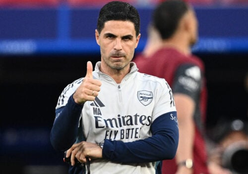 Mikel Arteta og Arsenal er tæt på at hente Bruno Guimarães.