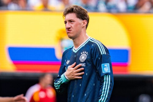 Angelo Stiller kan være på vej til Manchester United.