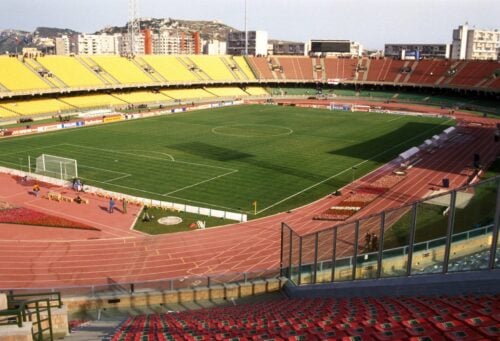 VM-stadion er blevet forladt.