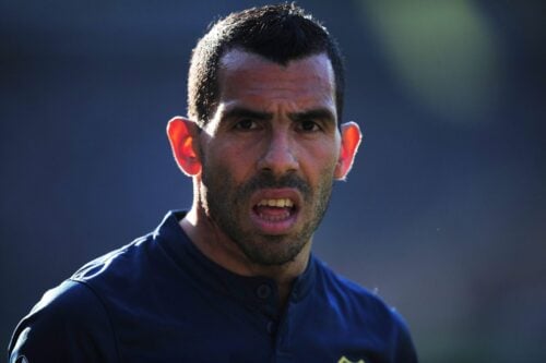 Her ses Carlos Tevez.