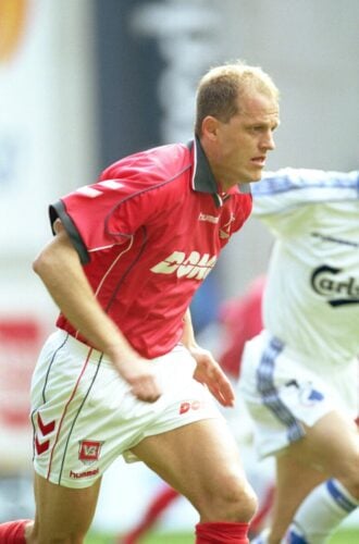 Henrik Risom spillede ungdom i Vildbjerg SF, men endte med at blive en en stor profil for Vejle Boldklub med tiden.