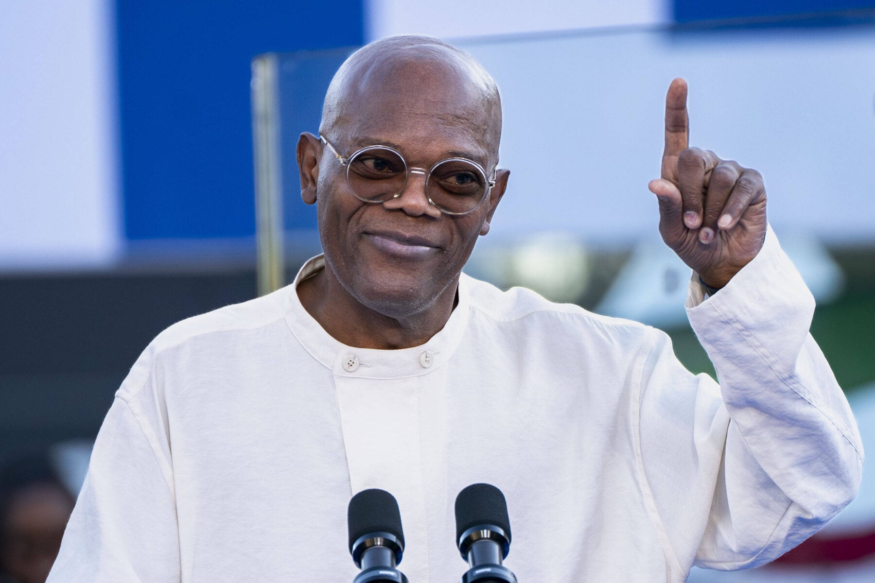 Samuel L. Jackson har delt et kontroversielt opslag.