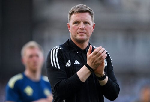 Eddie Howe er fortid i Newcastle.