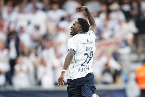 James Bogere var på pletten for AGF.