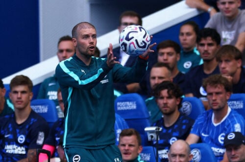 Fabian Hürzeler er cheftræner for Brighton.