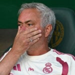 José Mourinho var ikke helt tilfreds med, hvad han så.