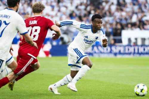 Youssoufa Moukoko reagerede voldsomt.
