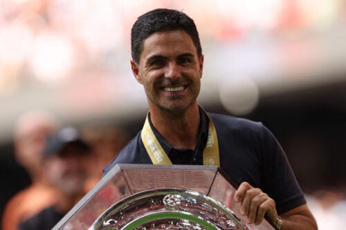 Mikel Arteta og Arsenal vil hente endnu en angriber.