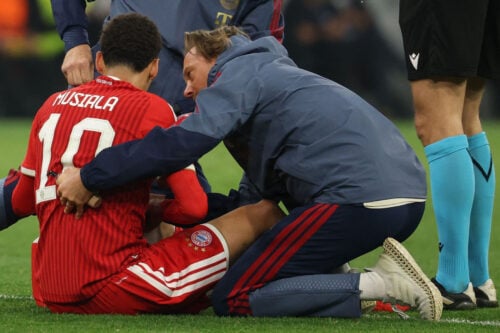 Jamal Musiala var ikke med, da Bayern München vandt den tyske Super Cup med 2-1 over Dortmund. Nu kommer en ny status.