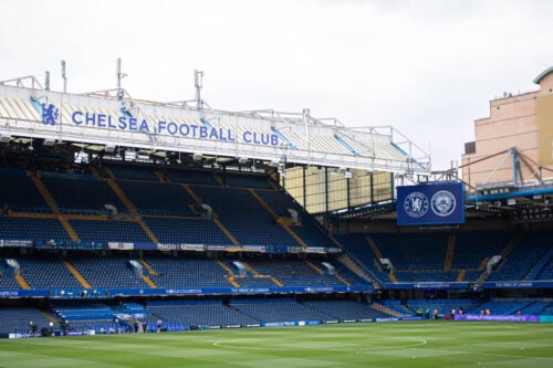 Der skal spilles Champions League på Stamford Bridge.