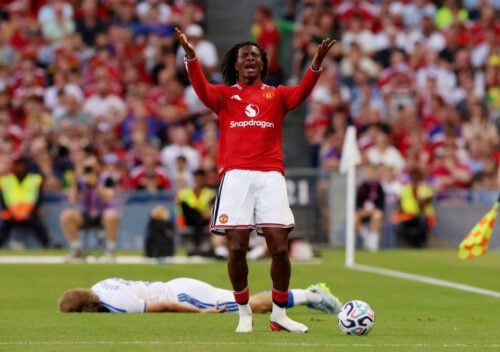 Patrick Dorgu kan drage fordel af situationen i Manchester United.
