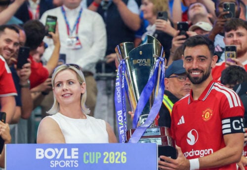 Vildt rygte om Bruno Fernandes.