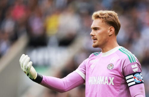Filip Jørgensen fik en skidt debut.