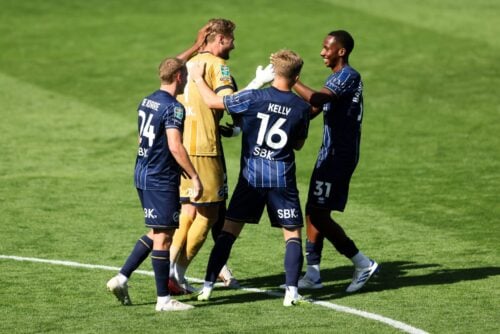 Lukas Jensen er en dansk målmand med succes lige nu.
