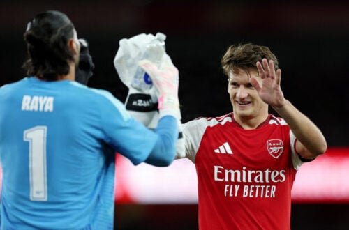 Ny Arsenal-spiller viste sig igen godt frem.