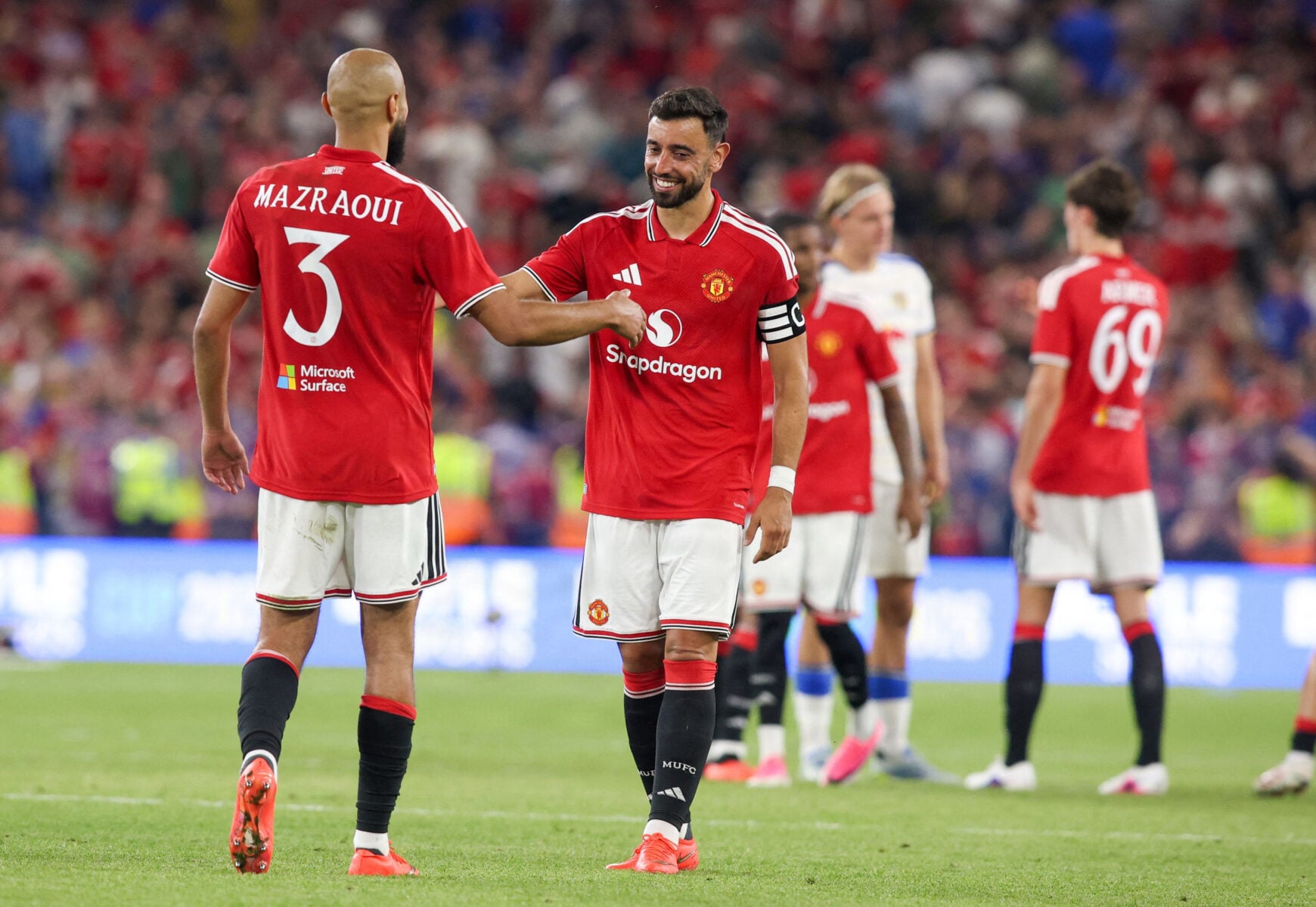 Manchester United-spillere vækker opsigt.