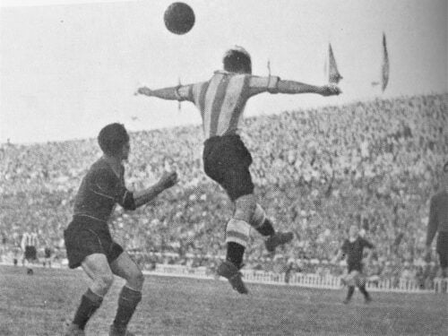 Niels Bennike i duel.