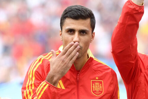 Rodri bliver afløst hos Manchester City.