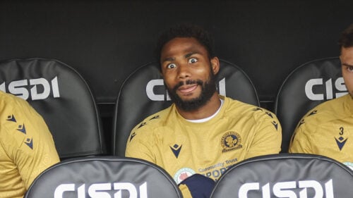 Emmanuel Dennis scorer en kongeløn i Brøndby IF.