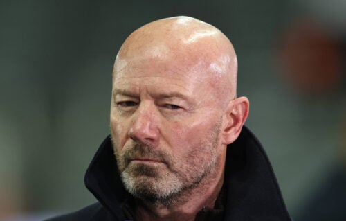 Alan Shearer indtager førstepladsen.
