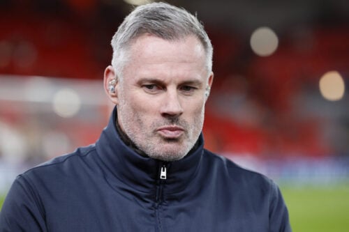 Jamie Carragher kan nærmest ikke tro det.