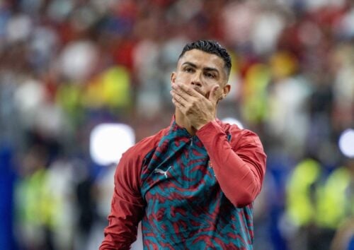 Cristiano Ronaldo vækker nu igen opsigt.
