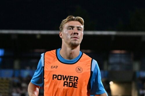 Rasmus Højlund var ikke førstevalget hos Manchester United.