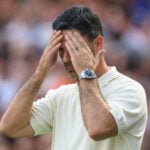 Mikel Arteta og Arsenal må se sig slået i kampen om Cristian Romero.