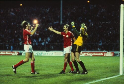 Ole Kjær reddede Danmark på Wembley.