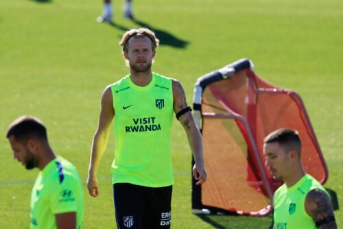 Morten Hjulmand og Atlético Madrid indleder onsdag Champions League, når Liverpool venter på Anfield klokken 21.00.