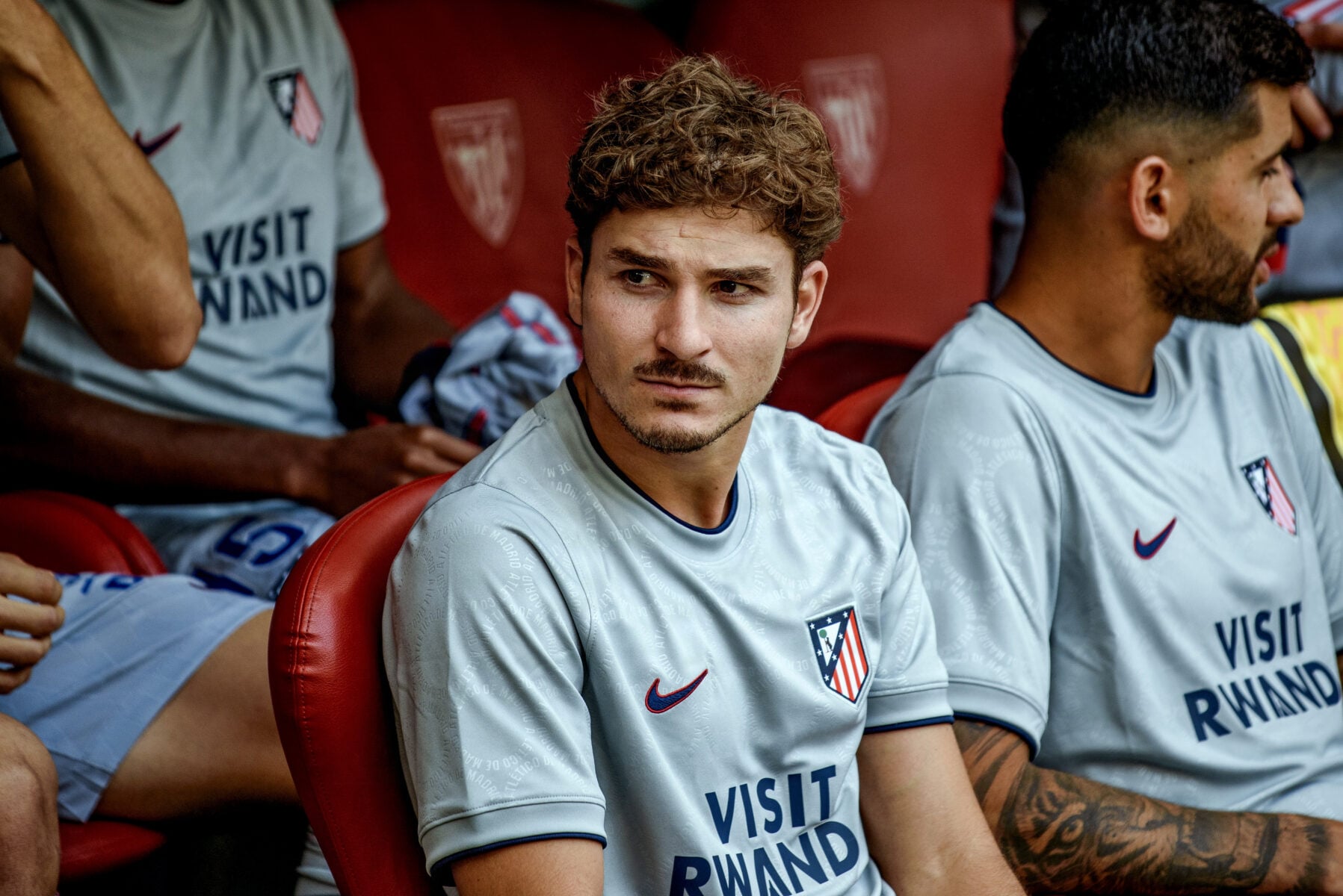 Atletico Madrid indleder onsdag deres Champions League-kampagne, når de gæster Liverpool på Anfield. Her er Julian Alvarez med.