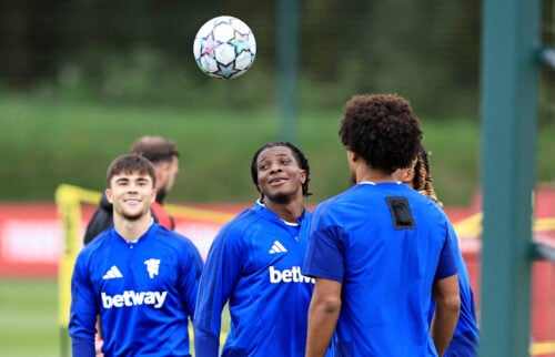 Patrick Dorgu var slet ikke med, da Manchester United onsdag aften røg ud af Carabao Cuppen efter et dramatisk 2-3-nederlag til Brighton.