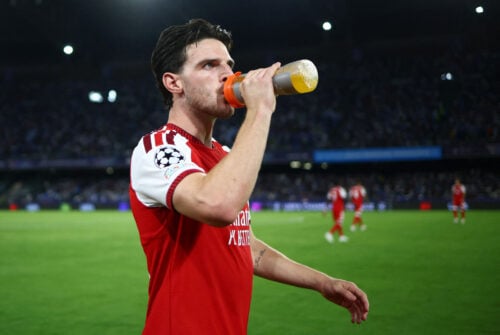 Declan Rice var langt fra tilfreds.