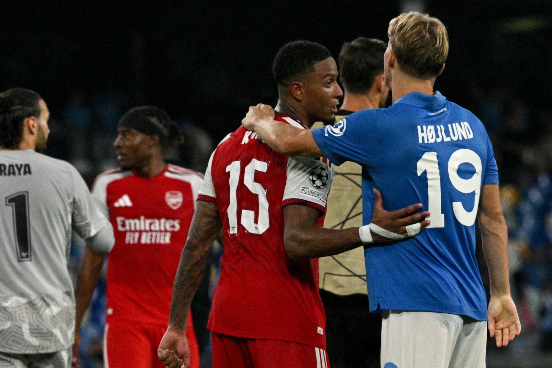 Rasmus Højlund og Napoli startede den nye Champions League-kampagne med et snævert nederlag på 1-0 til Arsenal.