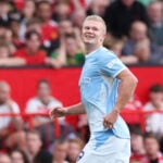 Erling Haaland scorede søndag aften.