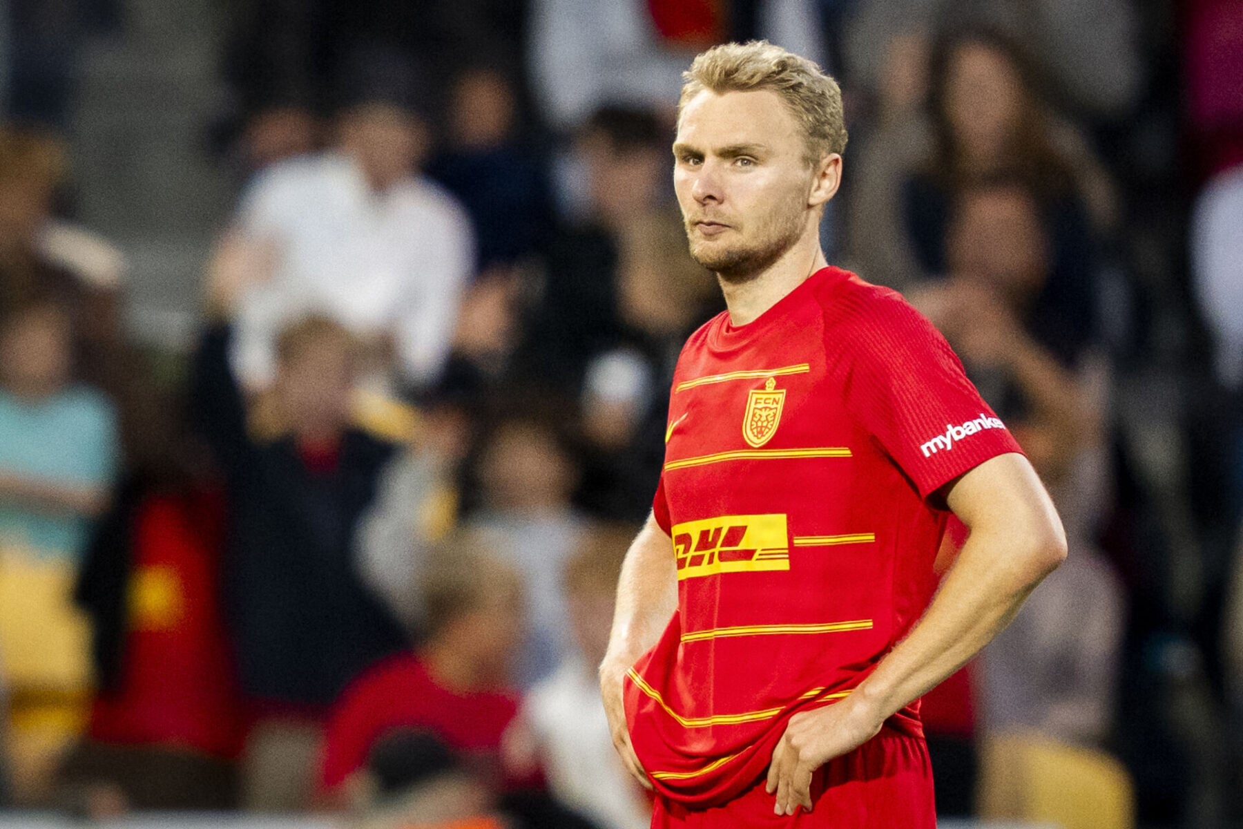 Victor Nelsson var tæt på et chokerende skifte.