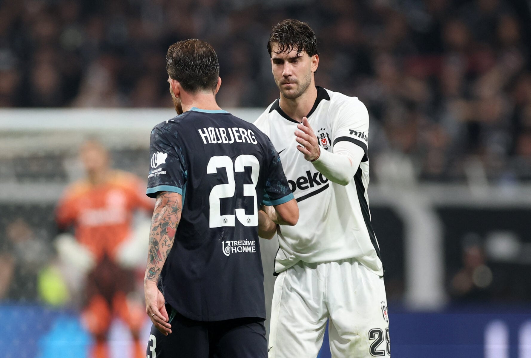 Pierre-Emile Højbjerg og Olympique Marseille fik en katastrofal start på Europa League, da de blev smadret af Besiktas.