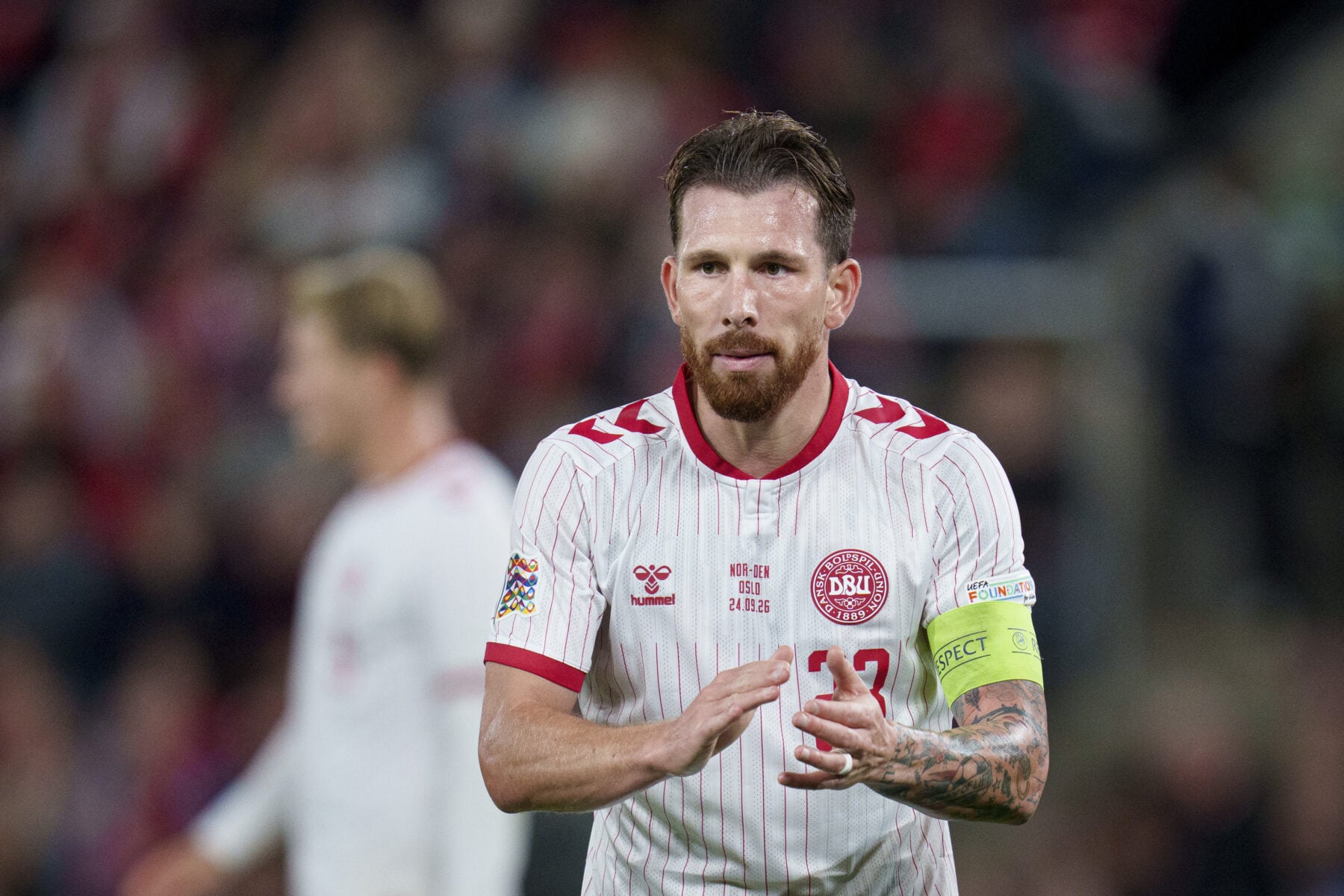 Pierre-Emile Højbjerg trækker nu i land efter sine kontroversielle udtalelser, der kom i kølvandet på Nations League-nederlaget til Norge.