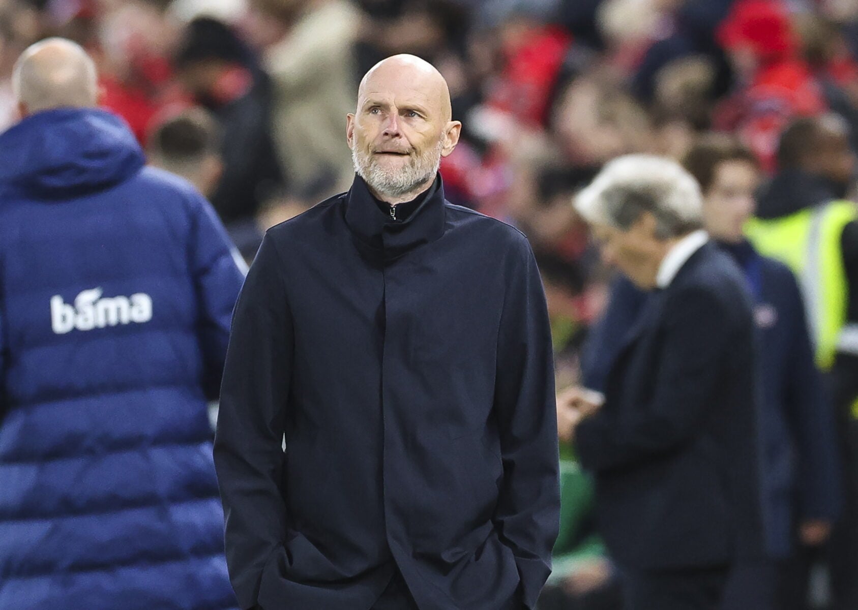 Ståle Solbakken måtte se sit norske landshold tabe 1-2 til Portugal søndag aften, hvilket ikke huede den tidligere FCK-træner.