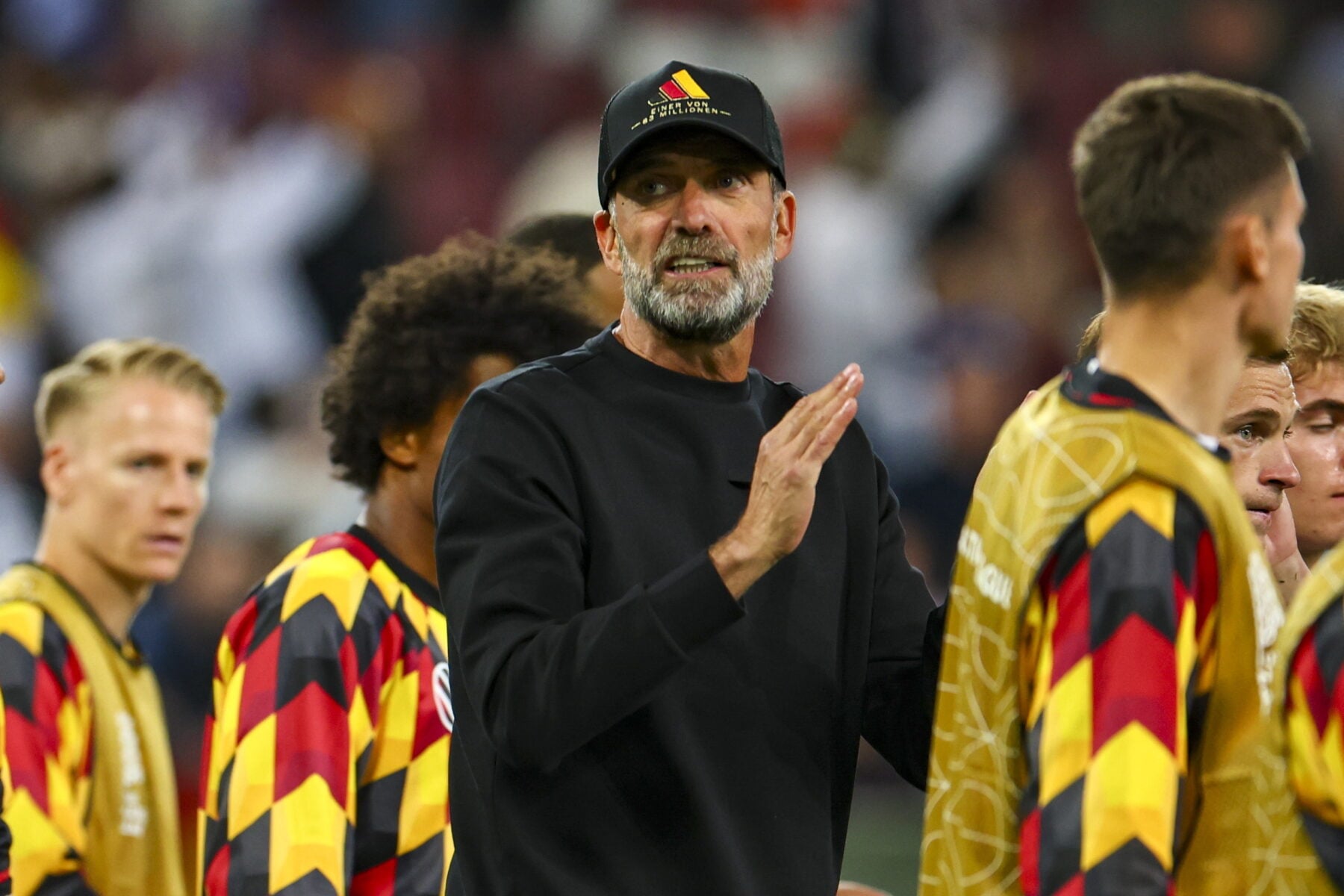 Jürgen Klopp har sat sit aftryk på det tyske landshold, hvor den nye landstræner forsøger at indføre sin velkendte aggressive presspil helt ned i de mindste detaljer.