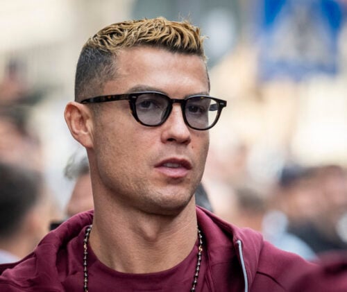 Cristiano Ronaldo i Sverige, inden han kommer til Danmark.