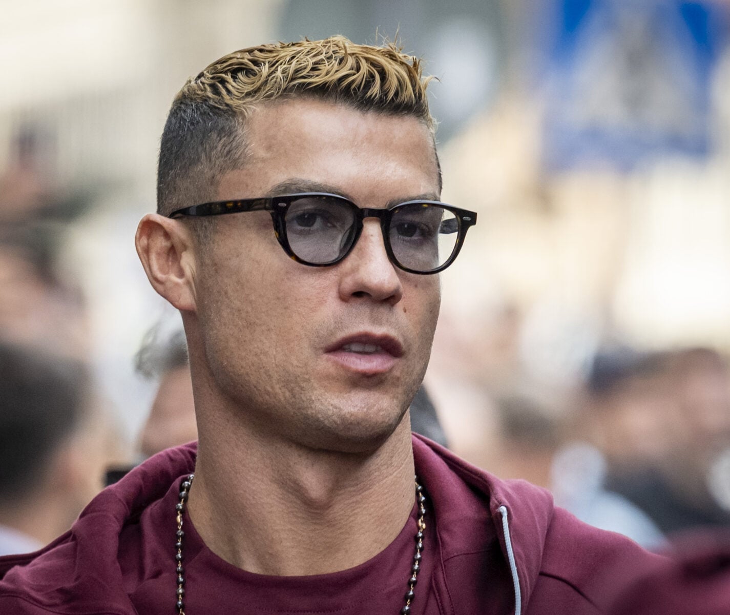 Cristiano Ronaldo i Sverige, inden han kommer til Danmark.