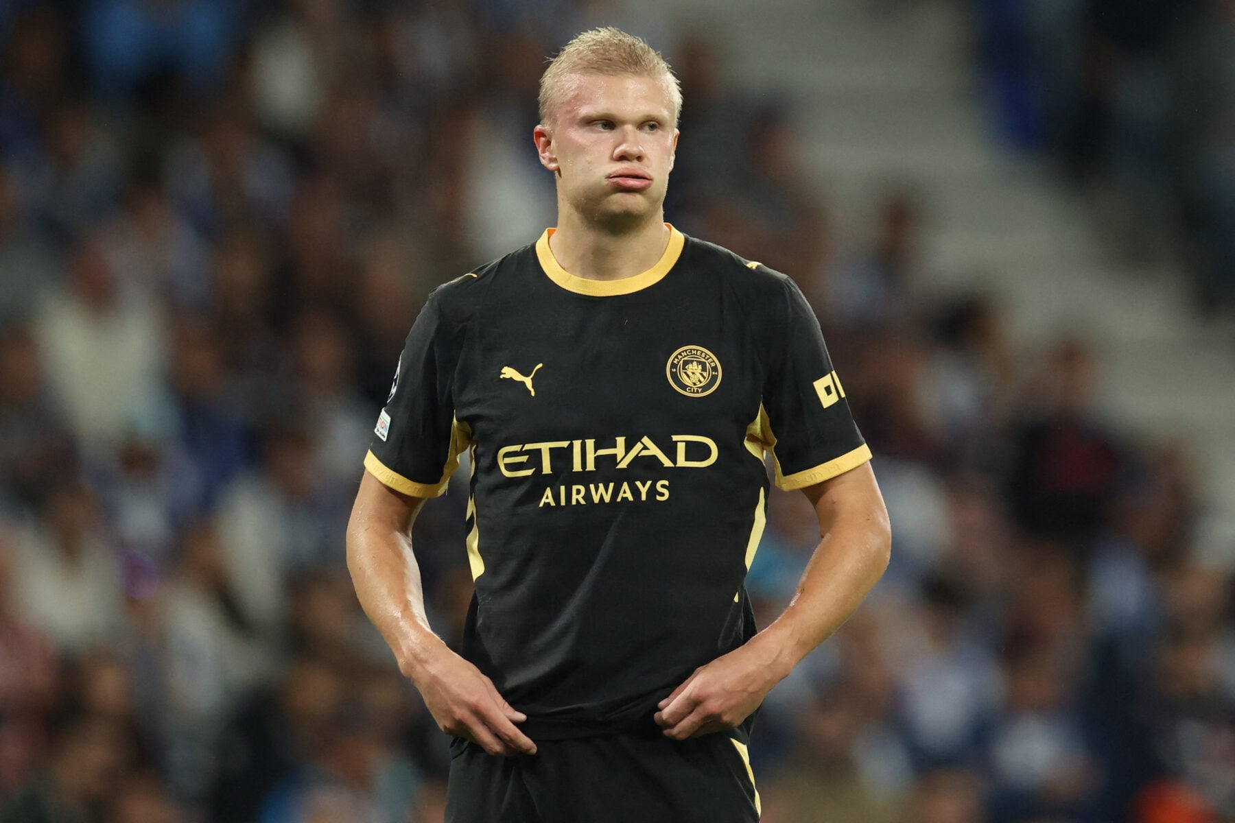 Erling Haaland skriver nu historie i Champions League.