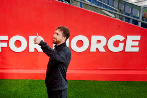 Højbjerg er anfører på Danmarks landshold.