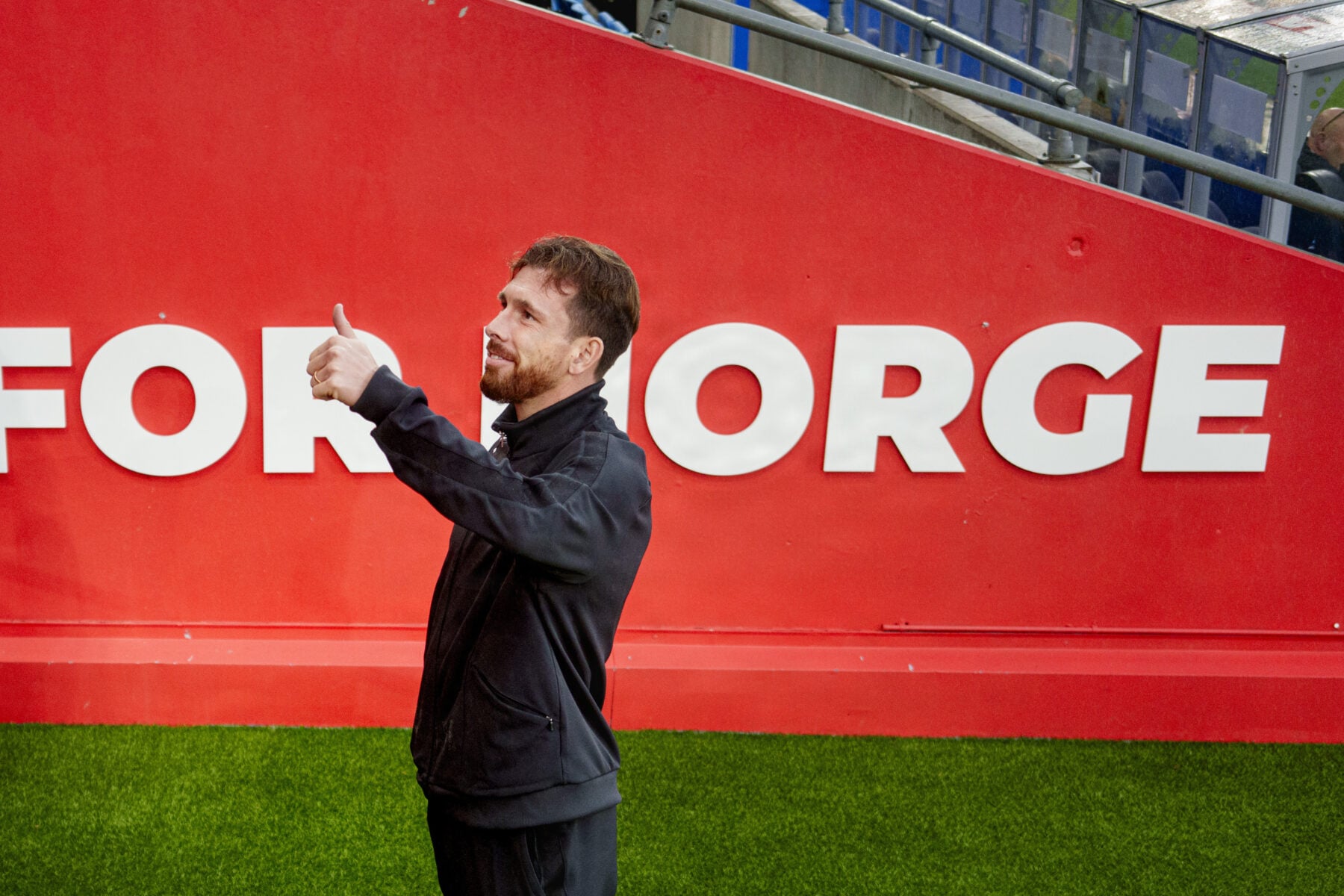 Højbjerg er anfører på Danmarks landshold.