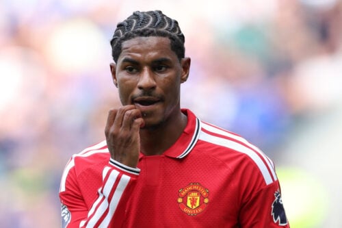 Marcus Rashford skaber nu overskrifter.