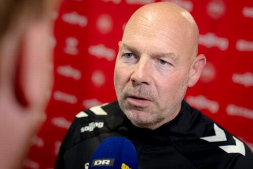 Her er Danmarks startopstilling.
