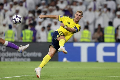 Cristiano Ronaldo har to mål.