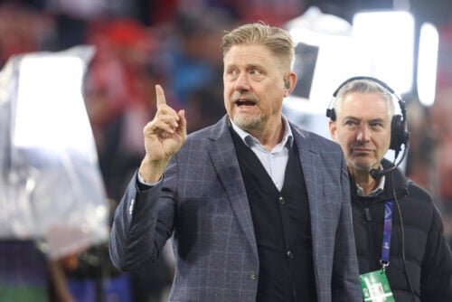 Peter Schmeichel er utilfreds.