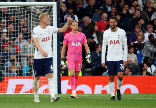 Tottenham har et stærkt hold.